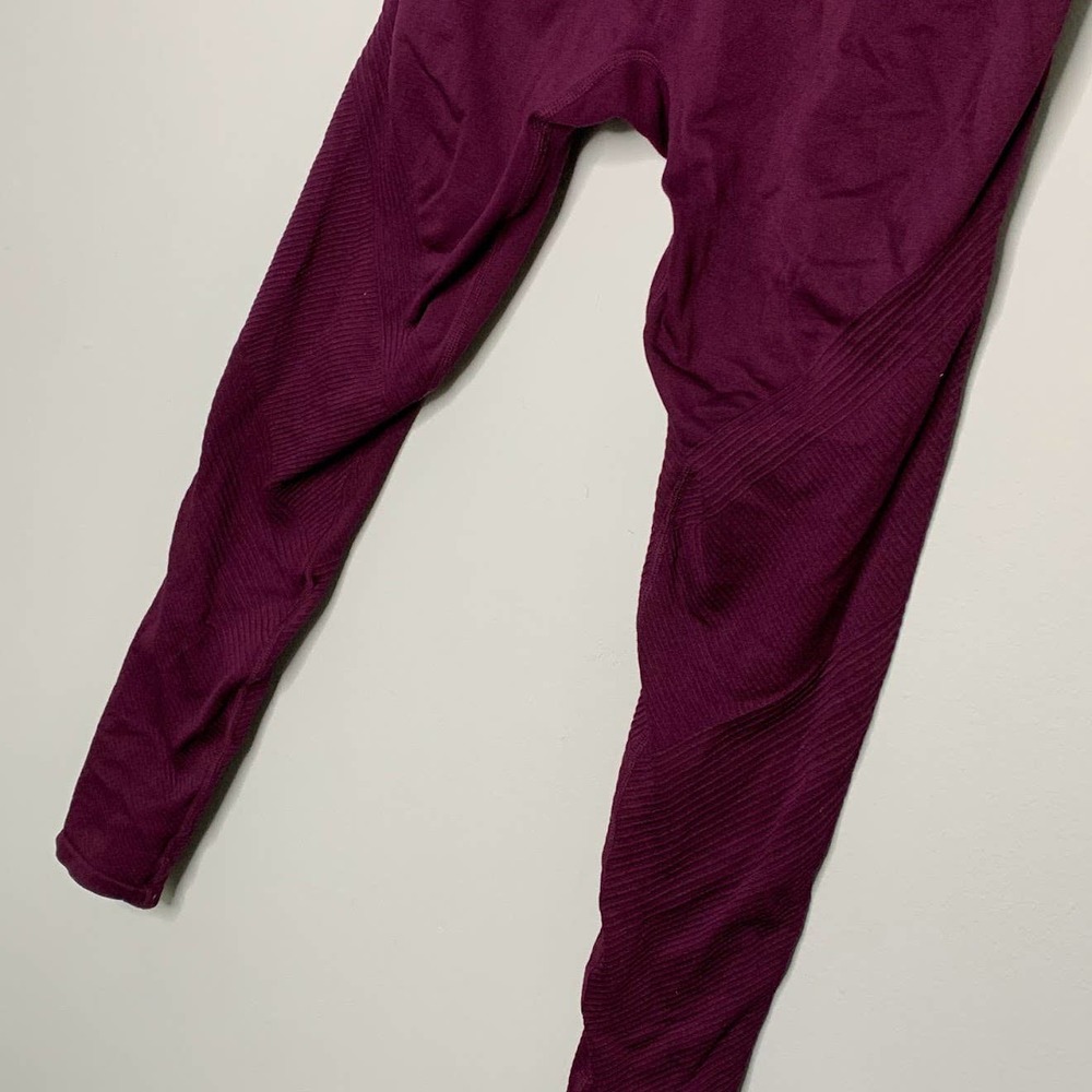 Fabletics Plum Purple Compression Ribbed Leggings… - image 4